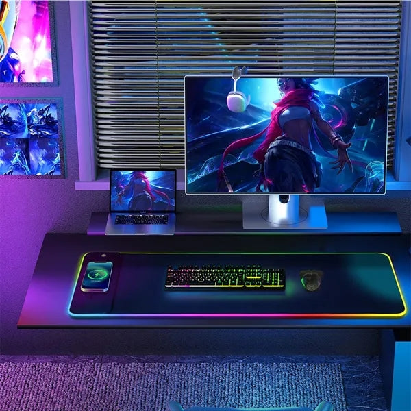 Wireless Charging Rgb Gaming Mouse Pad
