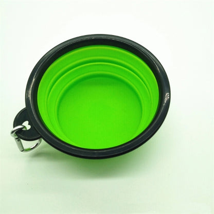 Portable Pet Folding Bowl With keychain