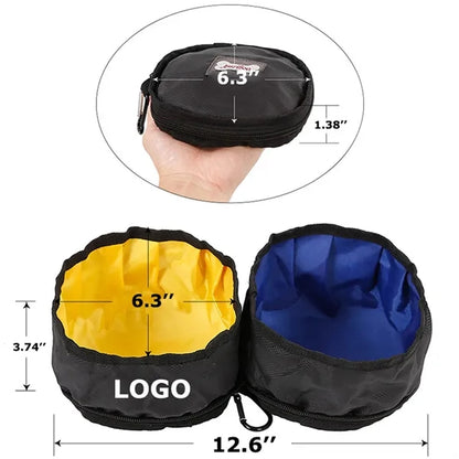 Double Folding Pet Bowl