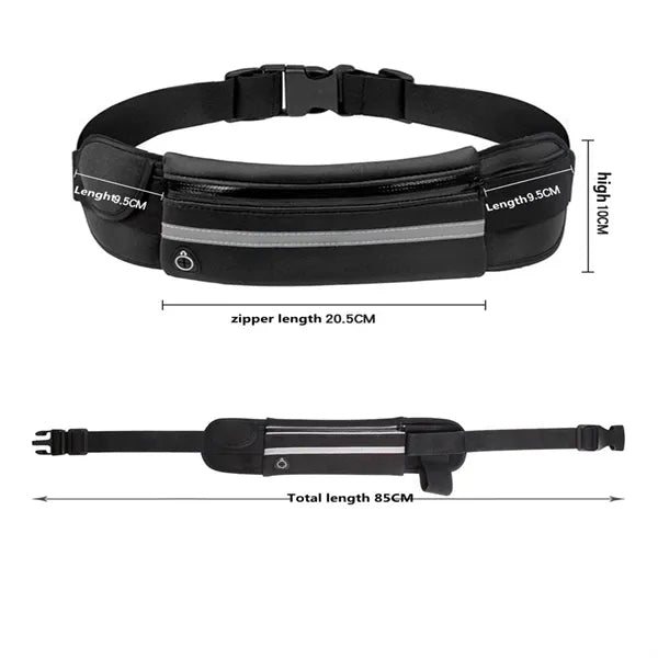 Unisex Slim Running Belt Waist Pack Bag