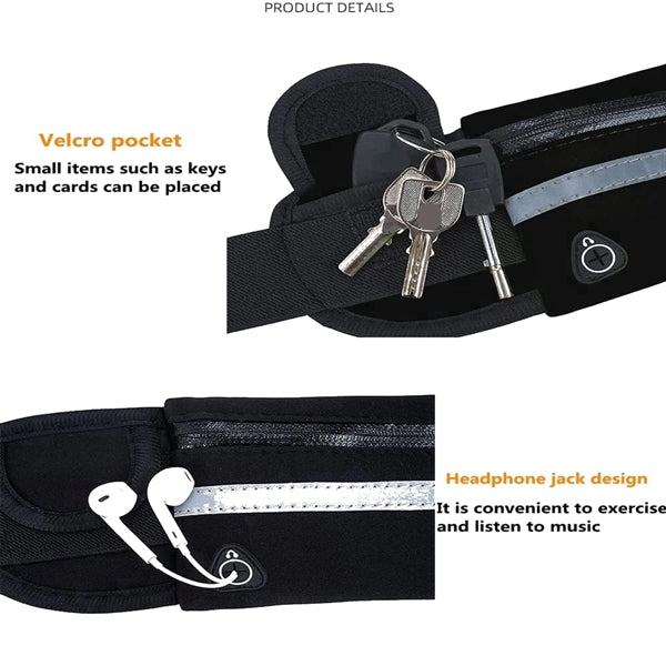 Unisex Slim Running Belt Waist Pack Bag