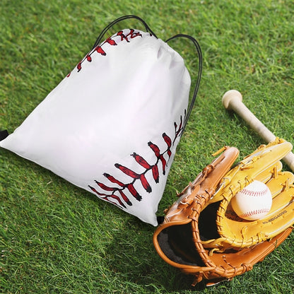 Baseball Drawstring Backpack