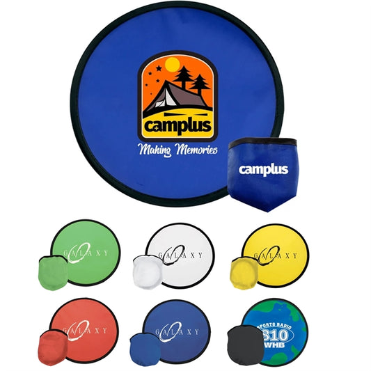 10" Folding Flying Disc w/Pouch