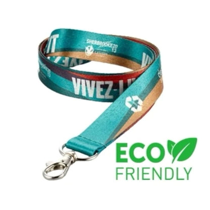 Lobster Claw rPET Recycled Polyester Sublimation Lanyard