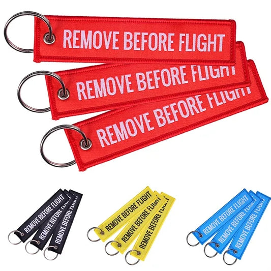 Embroidered Keychain for airlines and travel agencies