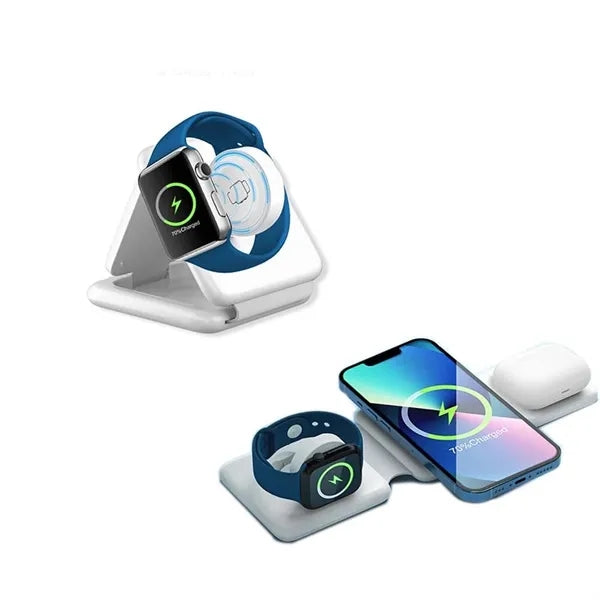 3 In 1 Fold Up Magnetic Wireless Charging Station