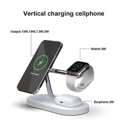 5 In 1 Magnetic Wireless Charging Station With Night Lamp