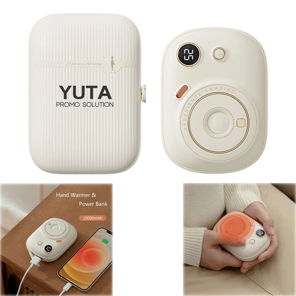 2 In 1 Rechargeable Hand Warmers 10000Mah Power Bank