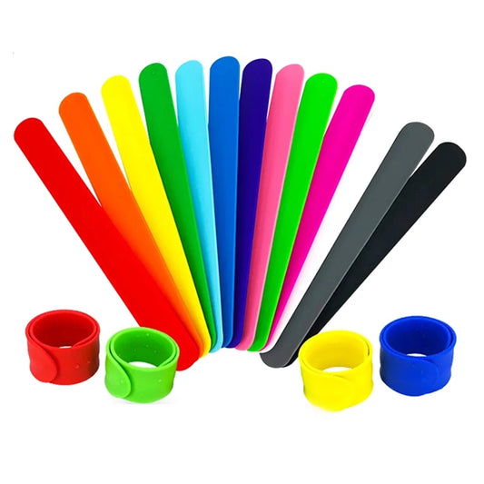 Logo Silicone Slap Bracelets