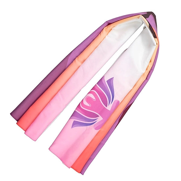 30" x 60" Full Color Ultra-Thin Recycled RPET Polyester Beac