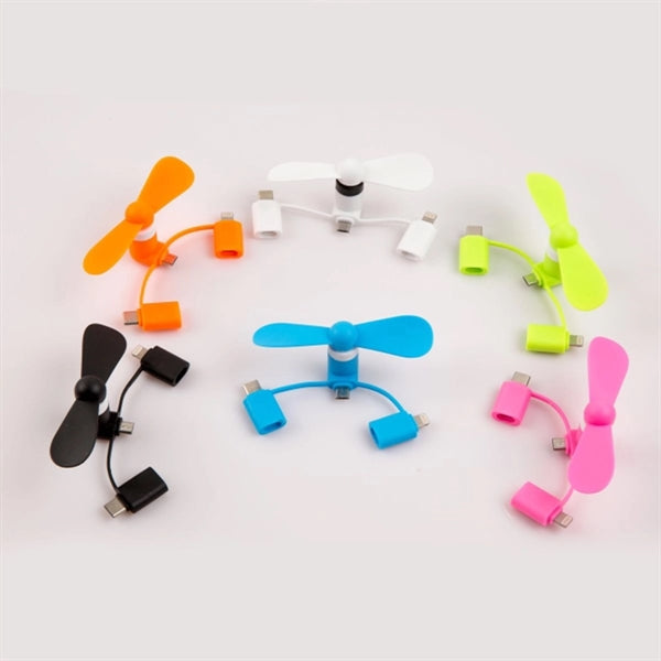 3-in-1 Mini Phone Fan