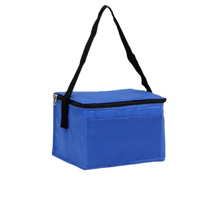 210D Polyester 6 Can Compact Budget Koozie Cooler Bag