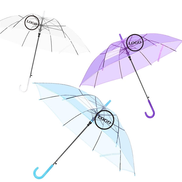 Auto Open Clear Umbrella