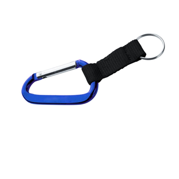 Metal Carabiner With Strap Keychains