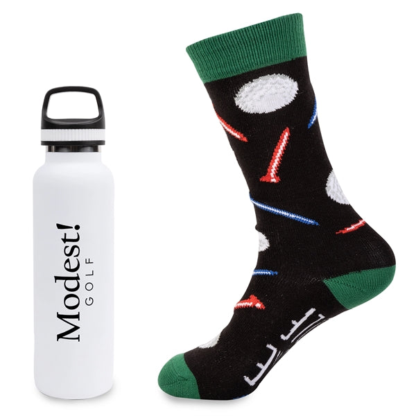 Less Work, More Golf Satin Tumbler Gift Set
