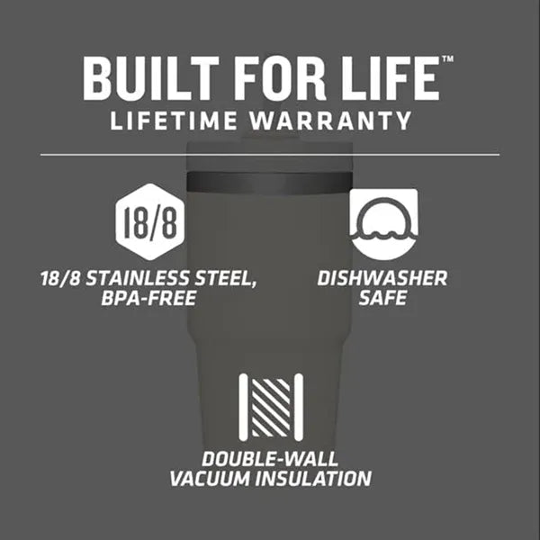 Tumbler With Handle And Straw