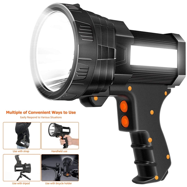Rechargeable Spotlight Super Bright Led Flashlight