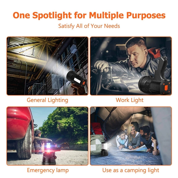Rechargeable Spotlight Super Bright Led Flashlight