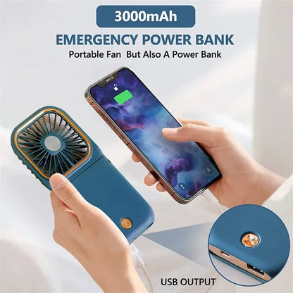 Mini Personal Portable Handheld Foldable Rechargeable Fan
