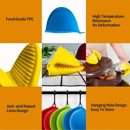 Mini Oven Gloves Silicone Heat Resistant Clip