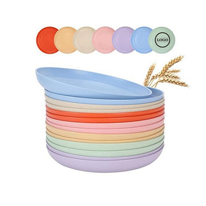 Wheat Straw Round Plates