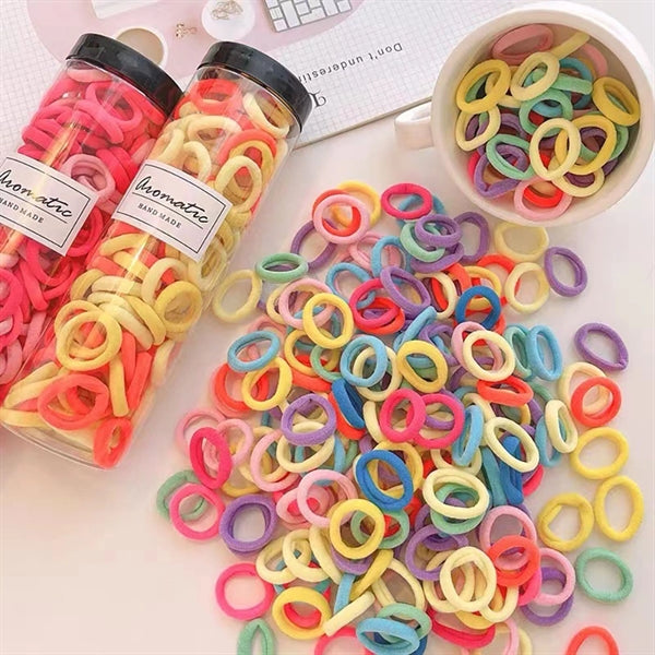 100pcs Seamless Hair Bands Ponytail Holders for Women Girls