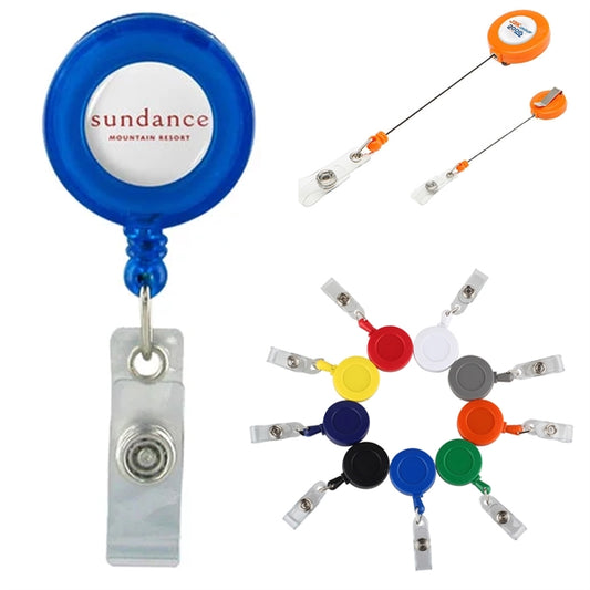 Customized Retractable Badge Reels with Clip