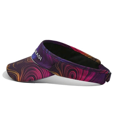 Sublimation Poly Twill Sun Visor Sandwich Bill Hook & Loop
