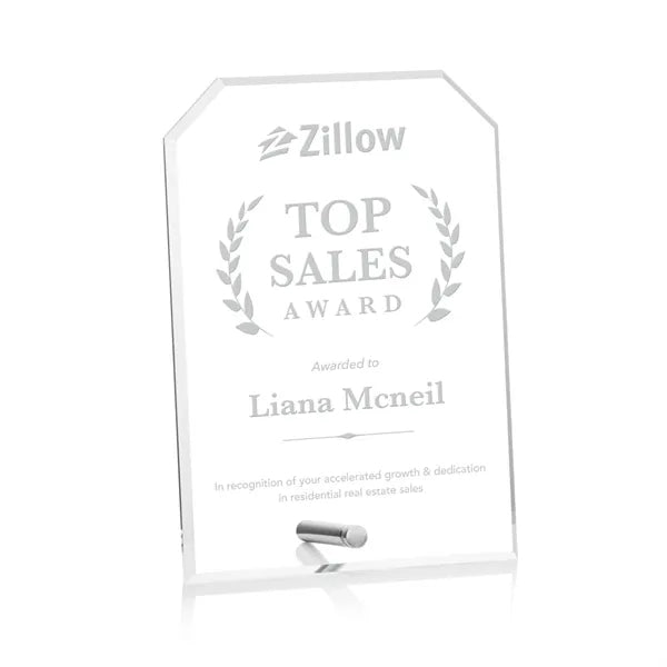 Polaris Clipped Rectangle Award - Silver