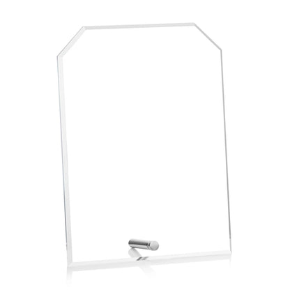 Polaris Clipped Rectangle Award - Silver