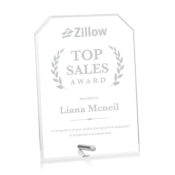 Polaris Clipped Rectangle Award - Silver