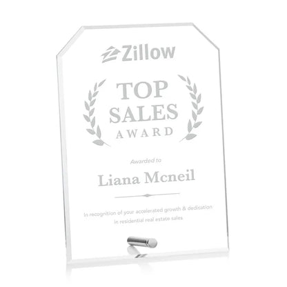 Polaris Clipped Rectangle Award - Silver