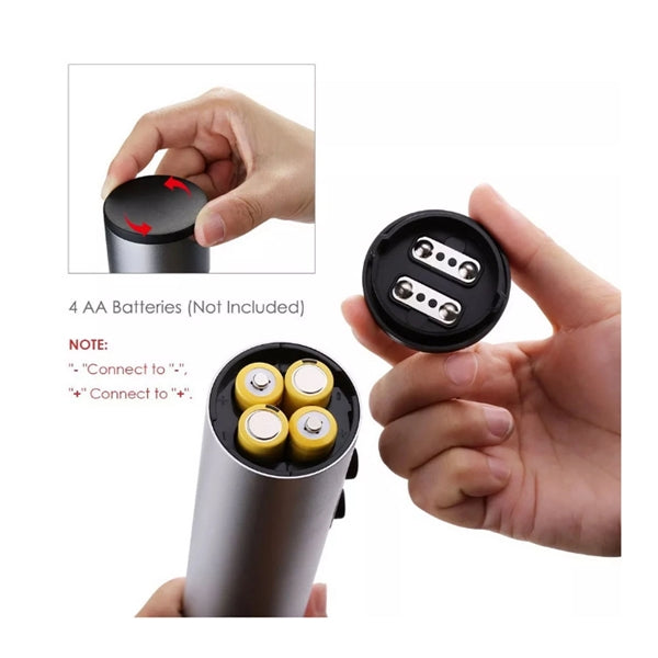 Metal Electric Wine Bottle Opener Corkscrew