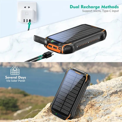 26800mAh Solar Power Bank