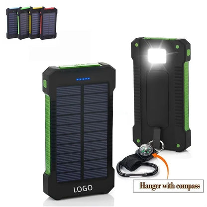 20000mAh Solar Power Bank with Flashlight