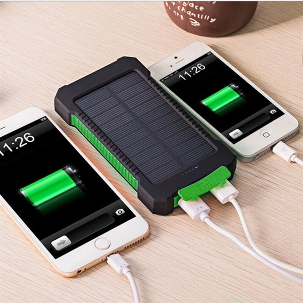 20000mAh Solar Power Bank with Flashlight