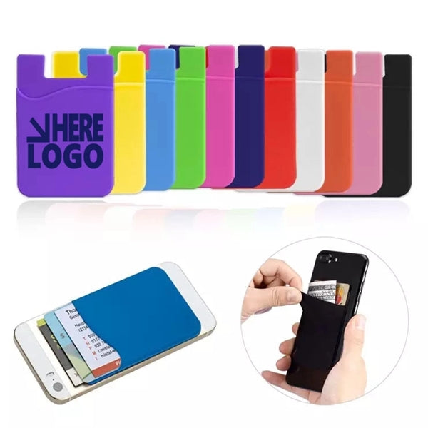 Silicone Mobile Card Pocket
