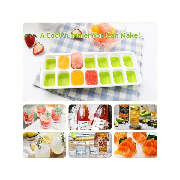 Fourteen Cavity Ice Cube Tray