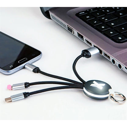 3-in-1 Light Up Logo Charging Cable