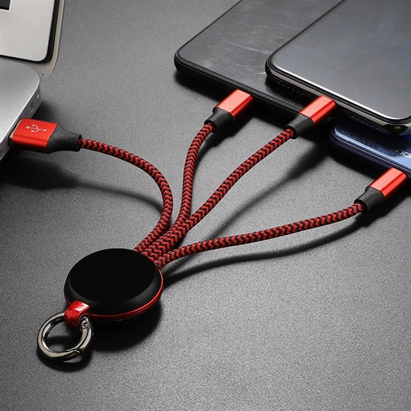 3-in-1 Light Up Logo Charging Cable