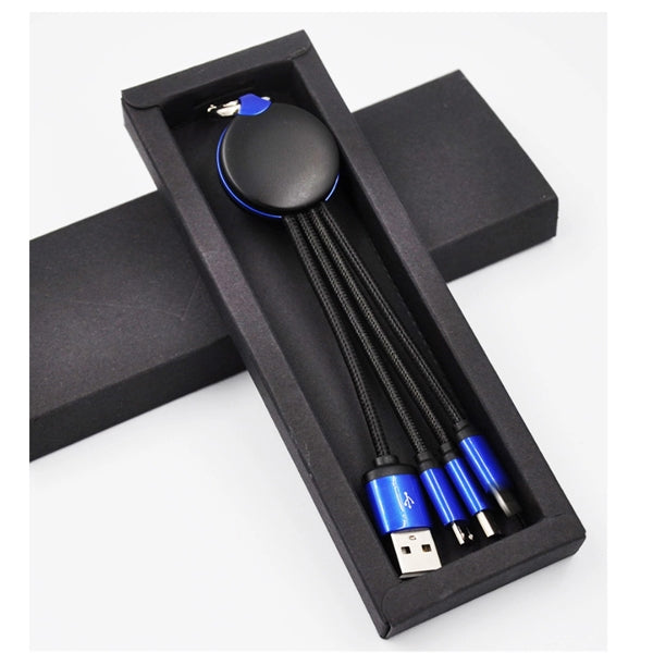 3-in-1 Light Up Logo Charging Cable