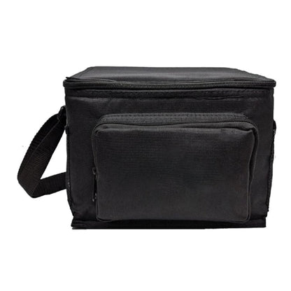 Insulated Can Cooler Bag w/ Pockets & Shoulder Strap