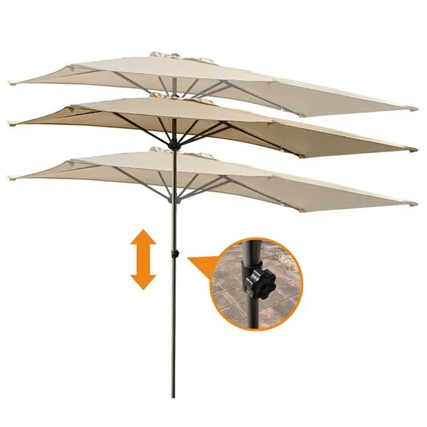 Spf 50+ Adjustable Umbrella With Universal Clamp