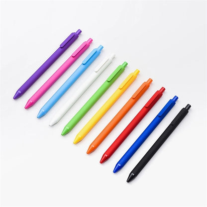 Retractable Gel ink Pens Different Color Barrel