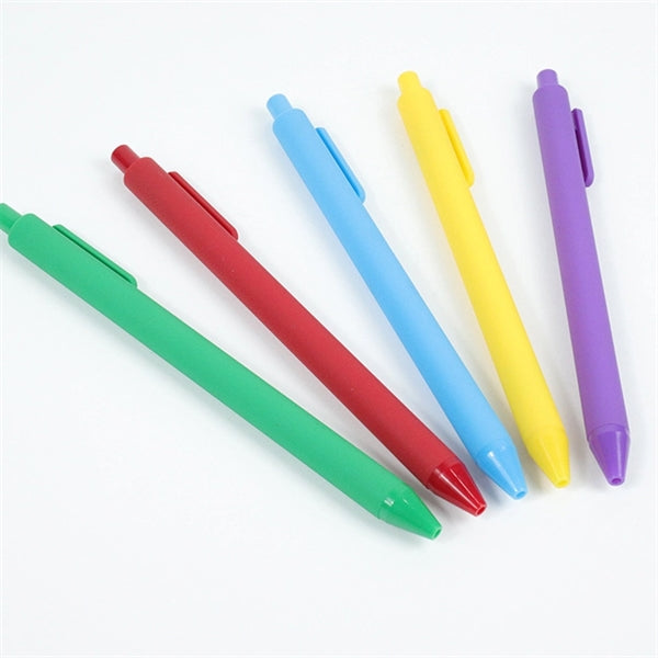 Retractable Gel ink Pens Different Color Barrel