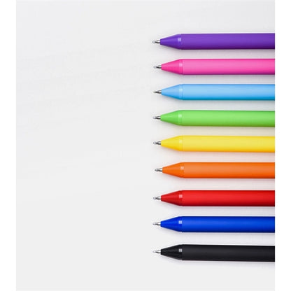 Retractable Gel ink Pens Different Color Barrel
