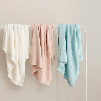 knitted cover  Soft Cozy Throw Blanket Gifts For Kids