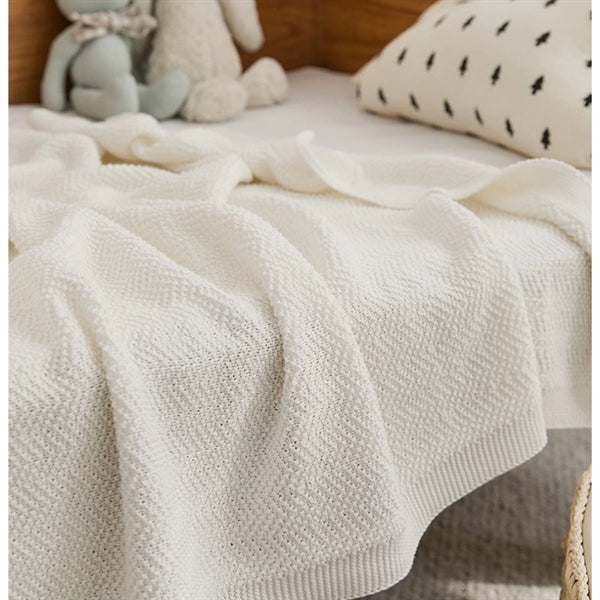 knitted cover  Soft Cozy Throw Blanket Gifts For Kids
