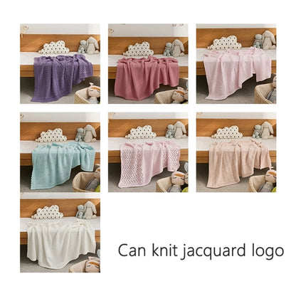 knitted cover  Soft Cozy Throw Blanket Gifts For Kids