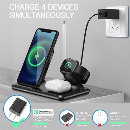 4 in 1 Wireless Charging Station